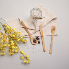 画像をギャラリービューアに読み込む, バンブーカトラリーセット