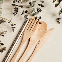 画像をギャラリービューアに読み込む, バンブーカトラリーセット